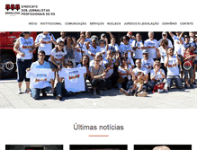 Tablet Screenshot of jornalistas-rs.org.br